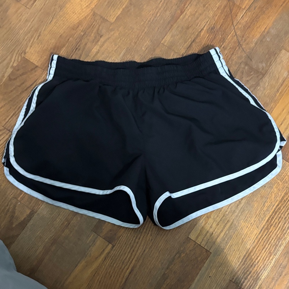 adidas Black and White Women's Athletic Shorts